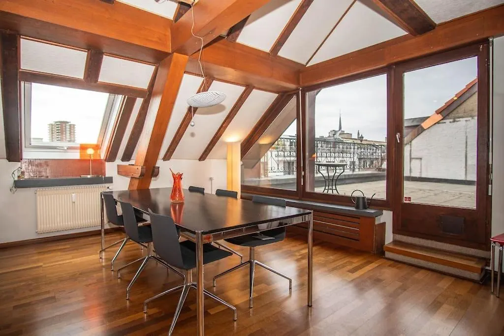 Penthouse In Basel Center With Free Baselcard Apartman Svájc